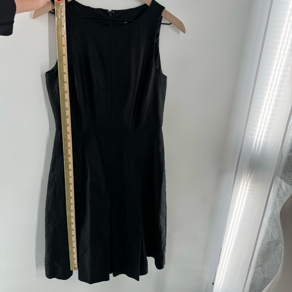 J.Crew 365 Pleated A-line Black Structured Linen Dress Size 4 - Picture 10 of 10